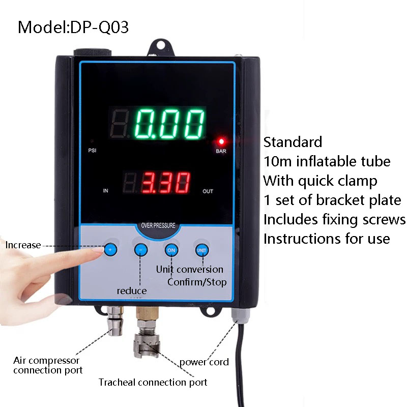 Auto Repair Shop Equipment - AAAA Fully Automatic Tire Inflator Wall-Mounted