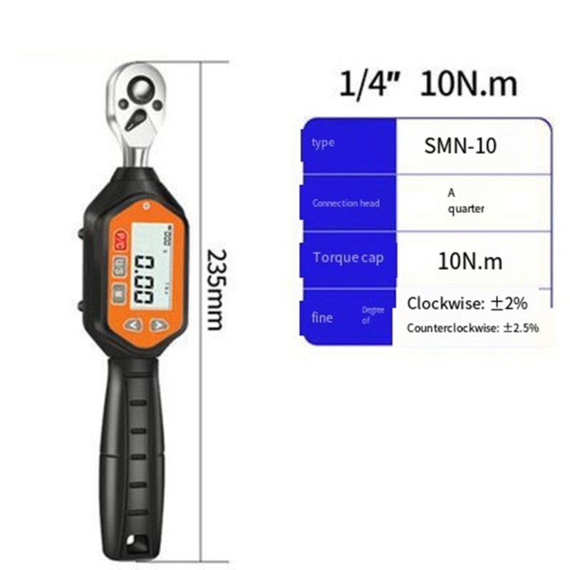 Torque Wrench Digital - T21C Stainless Steel For Automotive Screw