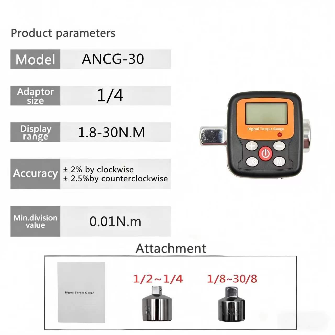 1/4'' 3/8'' 1/2 Company Direct - Torque Wrench Digital review and price
