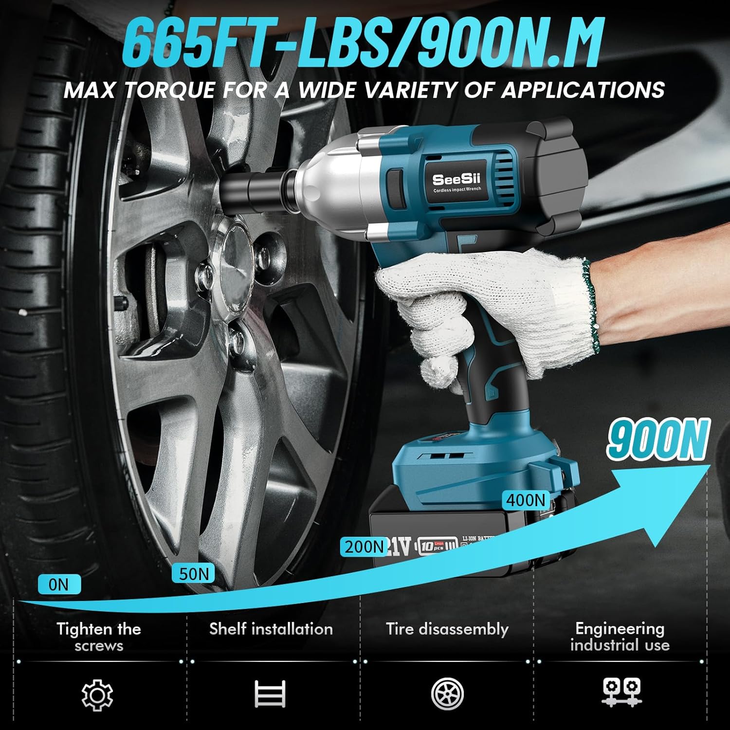 Seesii WH710 Cordless Electric - Torque Wrench Digital review and price