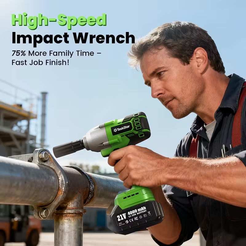TaskStar Impact Wrench 1600N.m - Torque Wrench Digital review and price