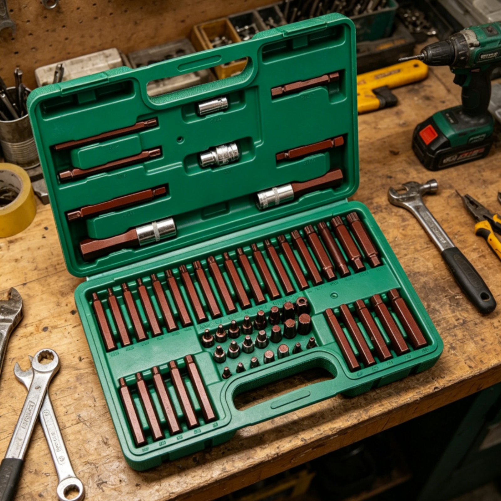 60 Pieces Star Drive Bit Set s - Auto Repair Shop In review and price