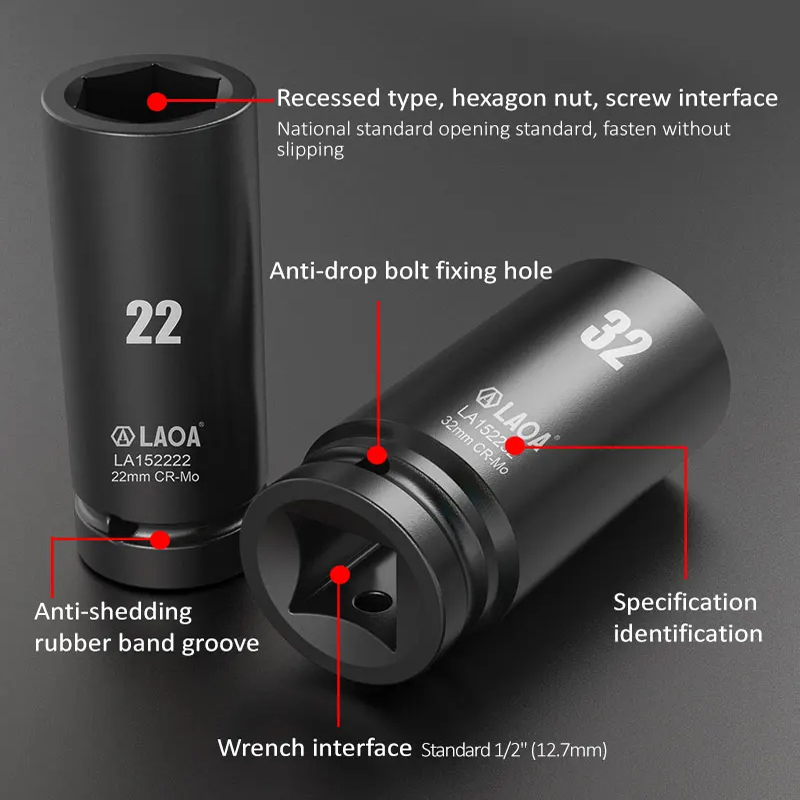 LAOA  1/2 inch Head Used on Ra - Torque Wrench Digital review and price